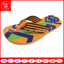 glued custom logo colorful flip flops